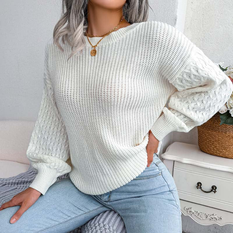 Casual Knit Pull Over in Solid Color