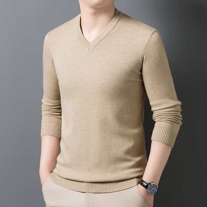 LAURENT MONACO | MEN'S V-NECK KNIT SWEATER