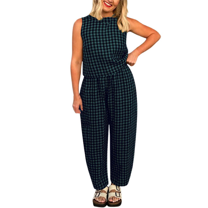 ELARAMI Lightweight Casual Sleeveless Two-Piece Loungewear - Elena Harper