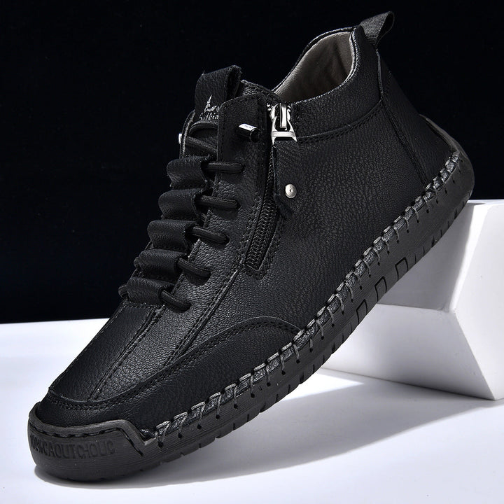 ELENA HARPER™  |  SUEDE SHOES WITH ZIP FOR MEN
