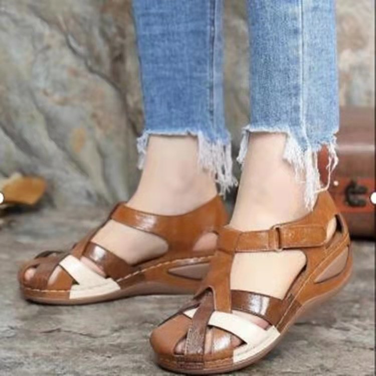 Women’s Breathable Strap Sandals with Elegant Design Cut and Adjustable Strap EB