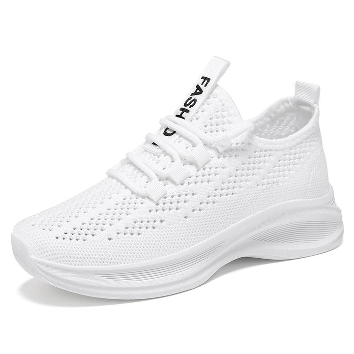 Women's Breathable Sneakers with Elastic Upper EB