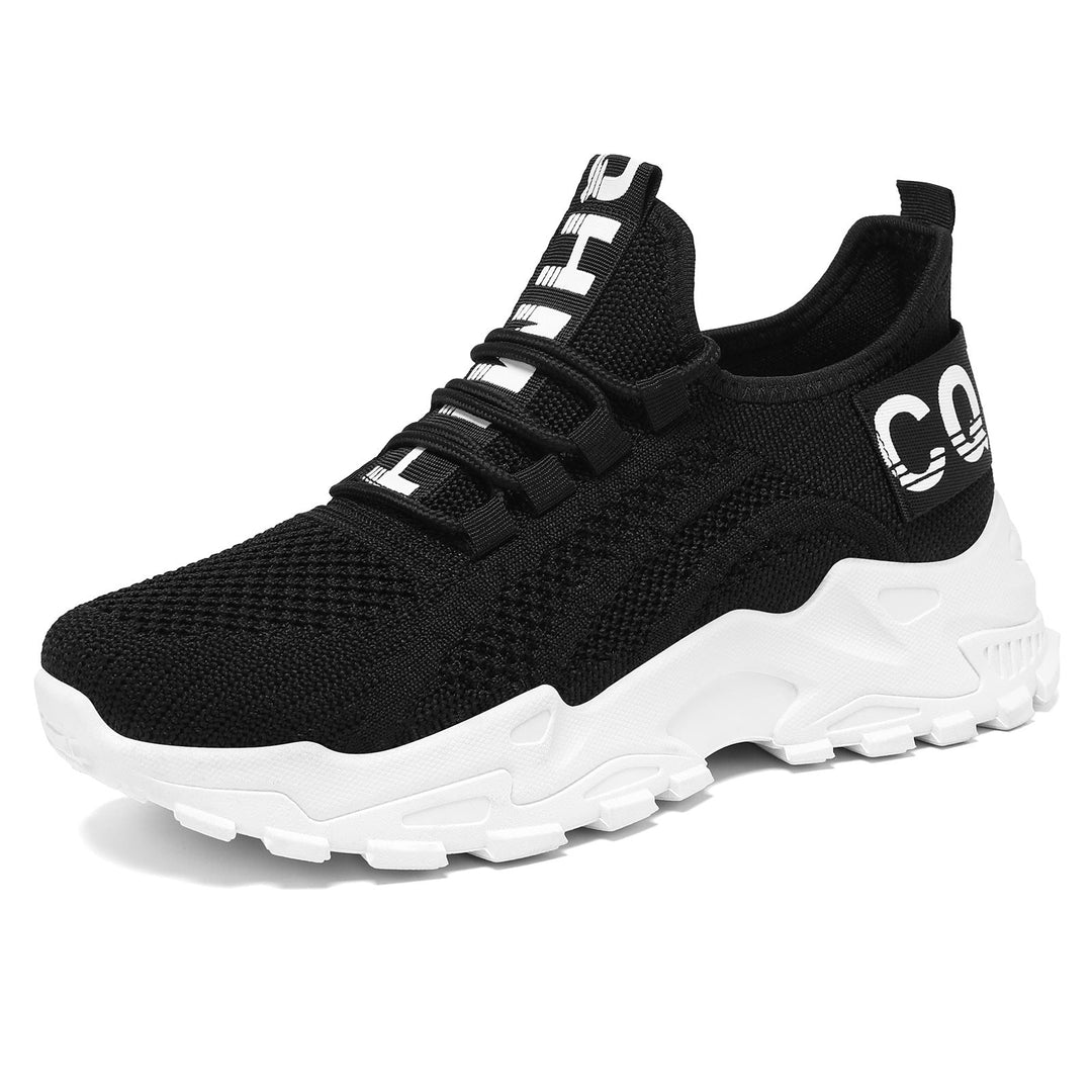 Women's Breathable Sneakers with Flexible Knit Upper EB