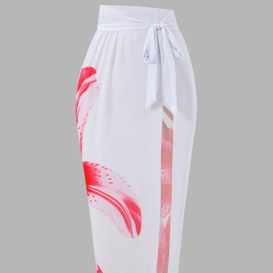 Women's Swimwear Set with Elegant Floral Pattern EB