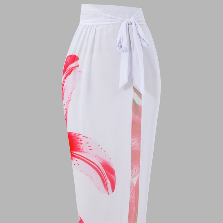 Women's Swimwear Set with Elegant Floral Pattern EB