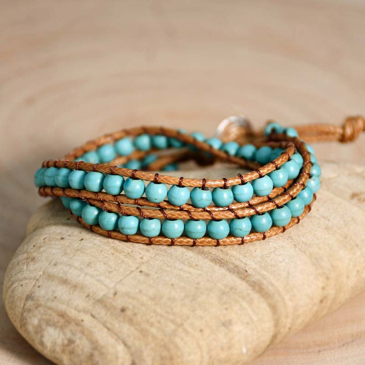 Vintage Ethnic Bead Bracelet