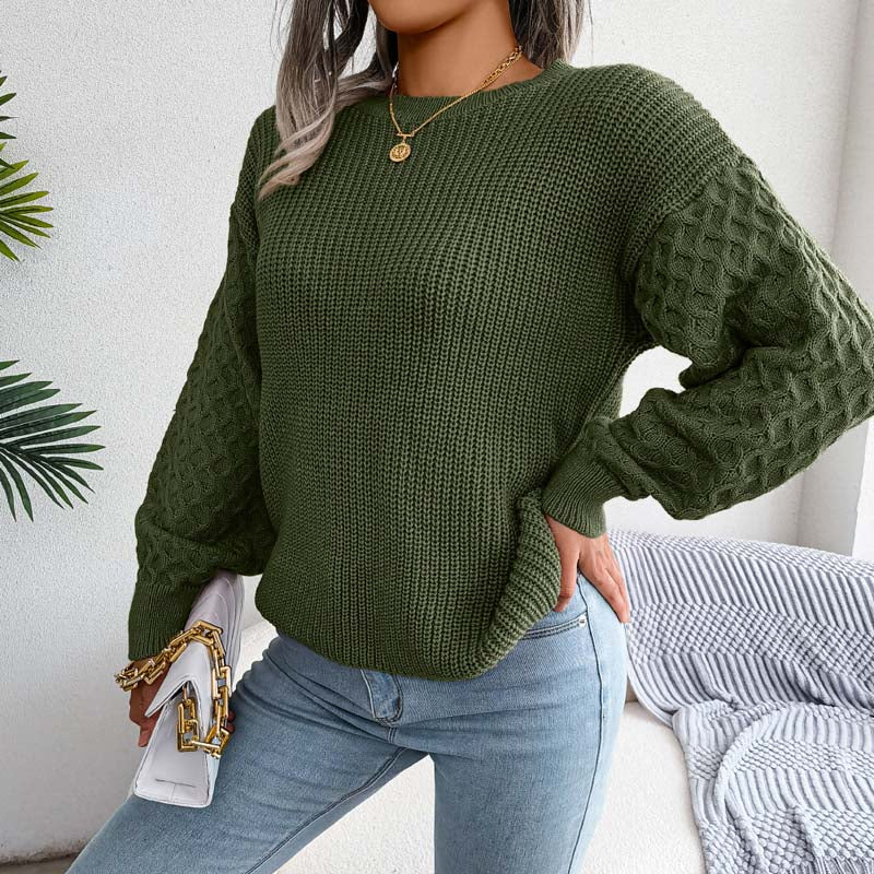 Casual Knit Pull Over in Solid Color