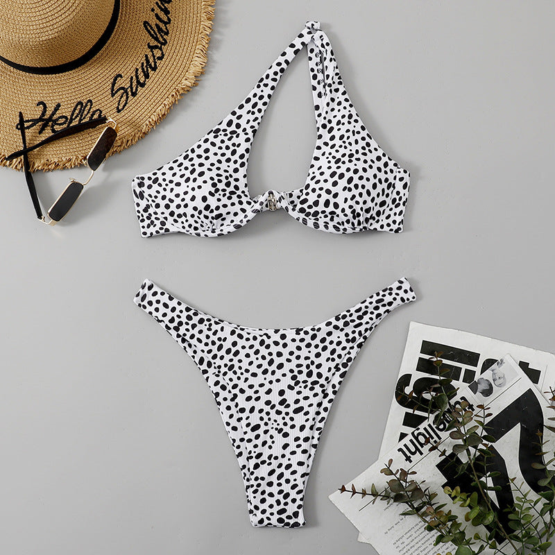 Women's Bikini Set with Modern Pattern and Comfortable Cut – Maréssa