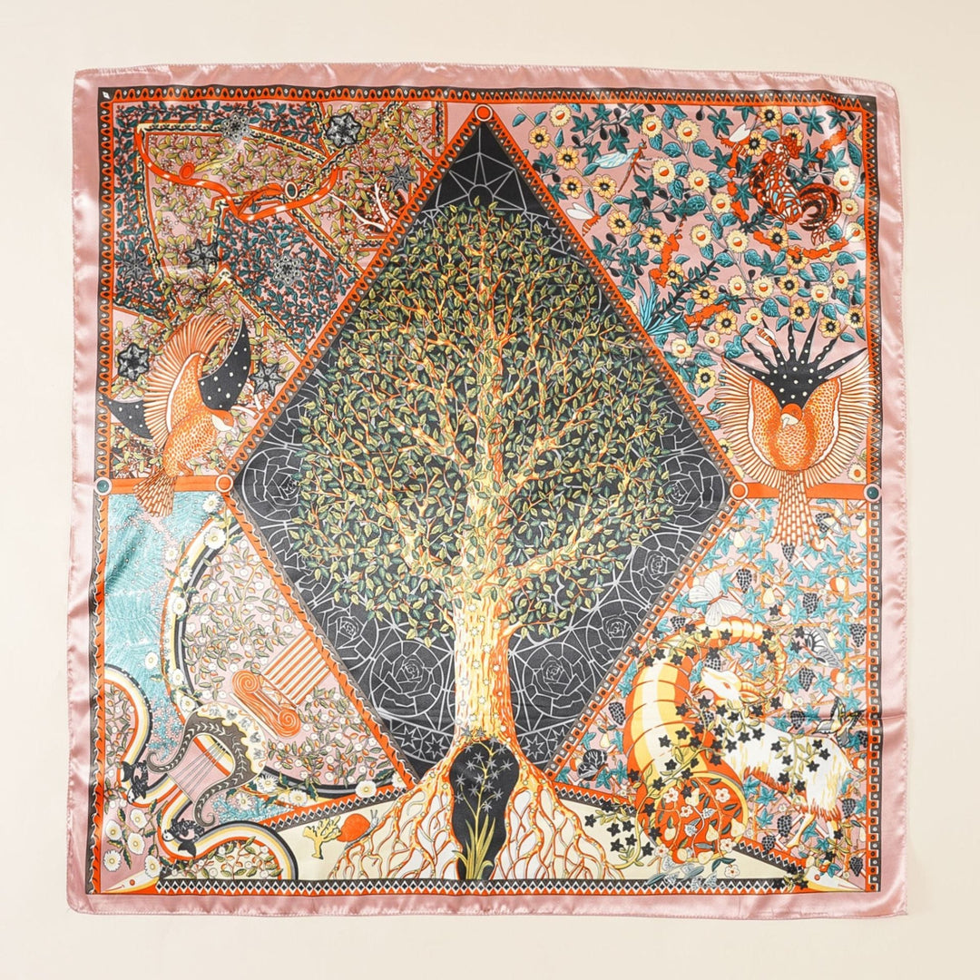 Women's Scarf with Floral Pattern
