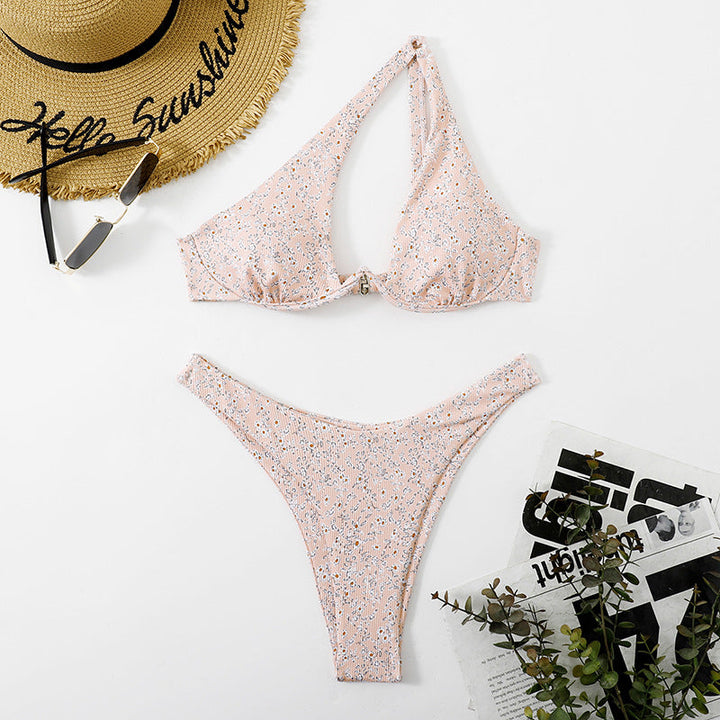 Women's Bikini Set with Modern Pattern and Comfortable Cut – Maréssa