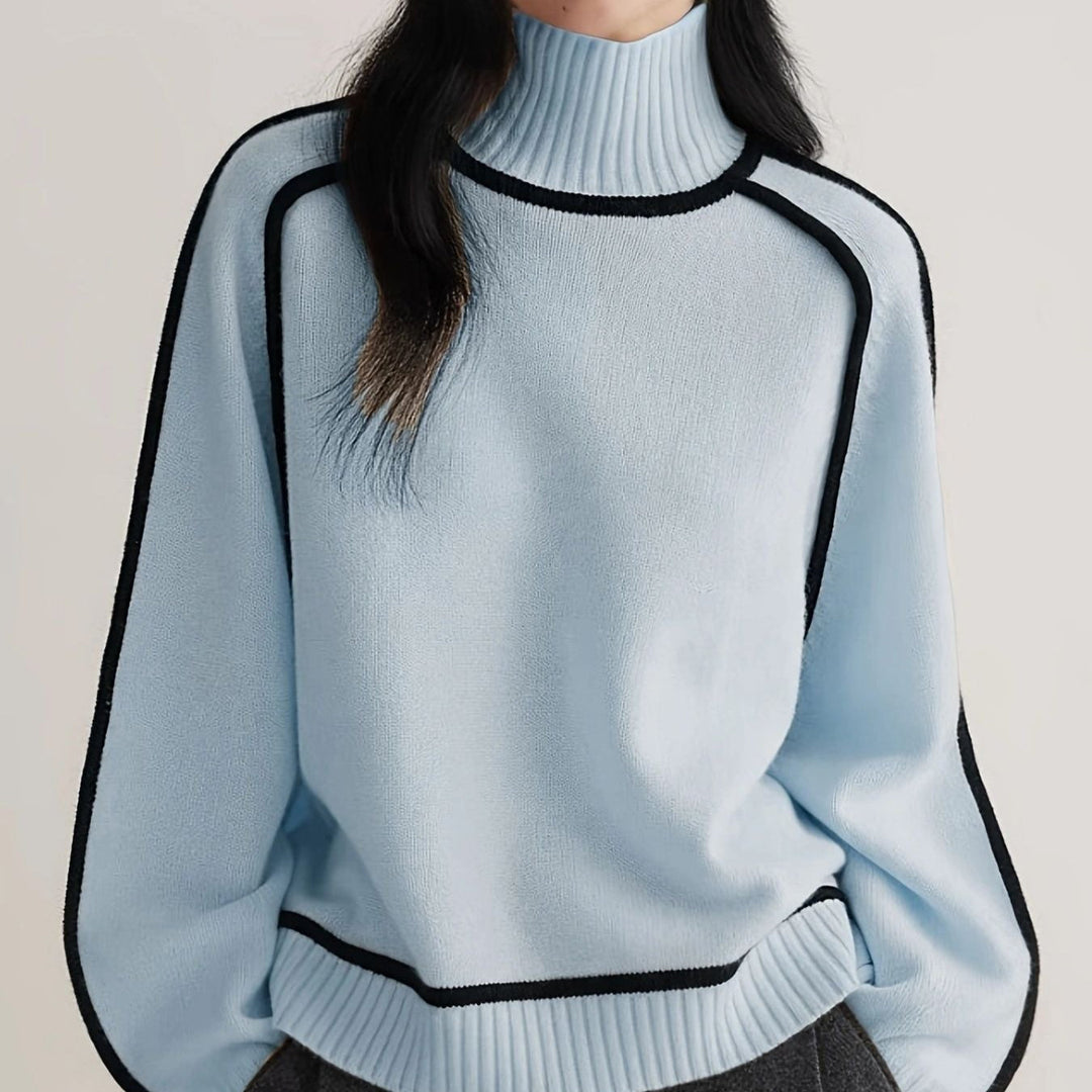 Emilie Turtleneck Sweater - Elena Harper