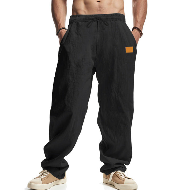 Men's Relaxed Fit Drawstring Pants with Pockets for Ultimate Comfort