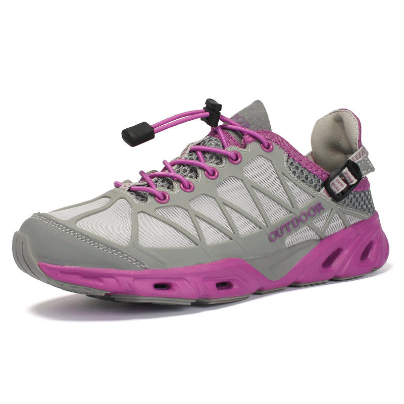 Women's Breathable Outdoor Sneakers with Innovative Quick-Lacing System EB