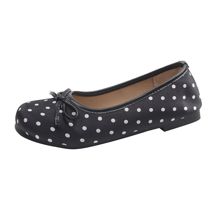 Women's Ballerinas with Playful Polka Dot Pattern EB