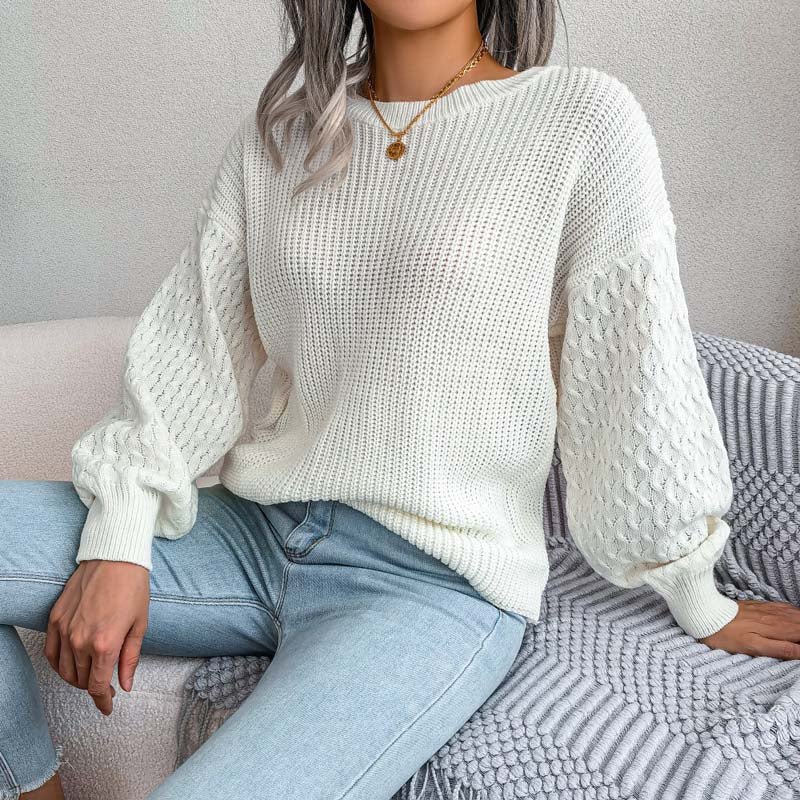 Casual Knit Pull Over in Solid Color