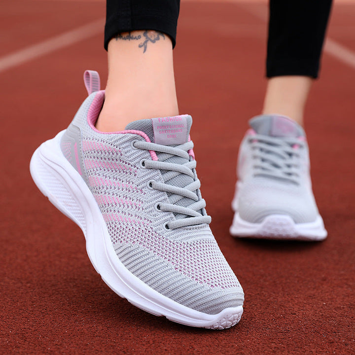 Women's Breathable Performance Running Shoes with Cushioned Sole and Flexible Upper EB
