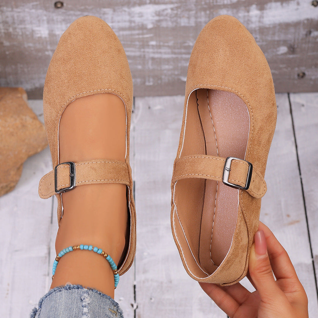Ladies' Ballerinas with Adjustable Strap and Elegant Design EB