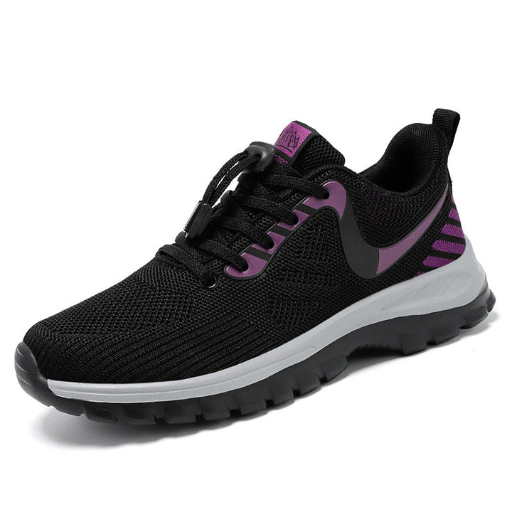 Women's Breathable Running Shoes with Elastic Quick-Lacing System EB