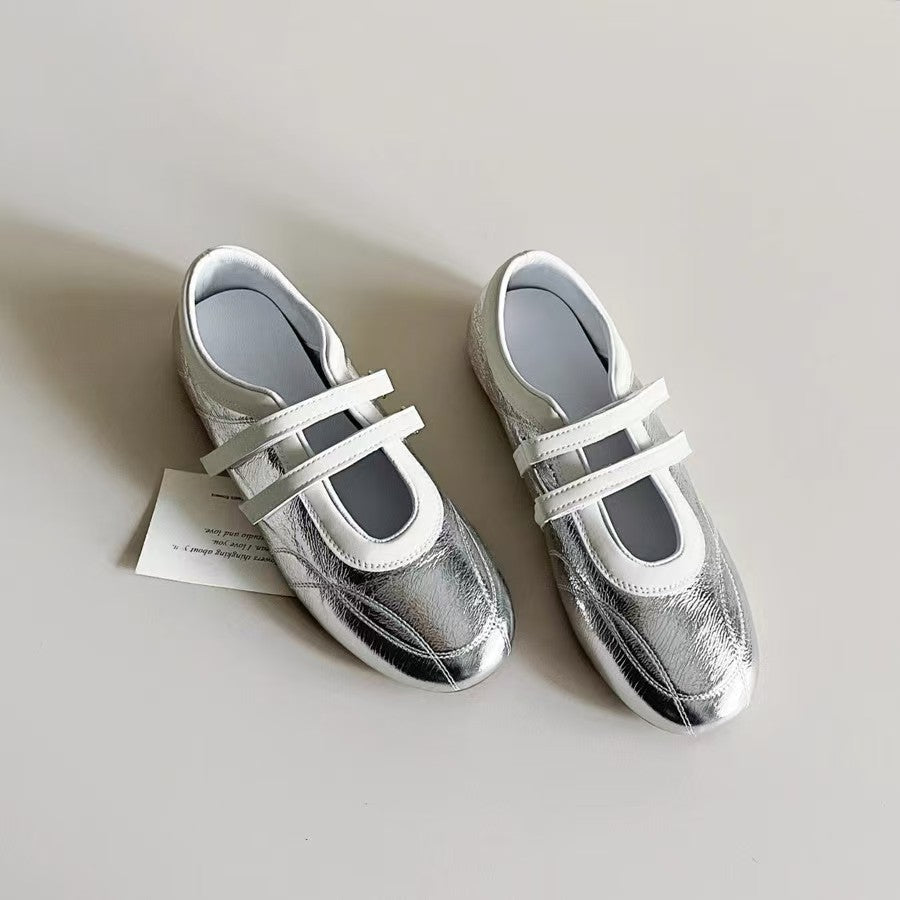 Ladies' Ballerina Slippers with Adjustable Strap and Comfortable Lining EB