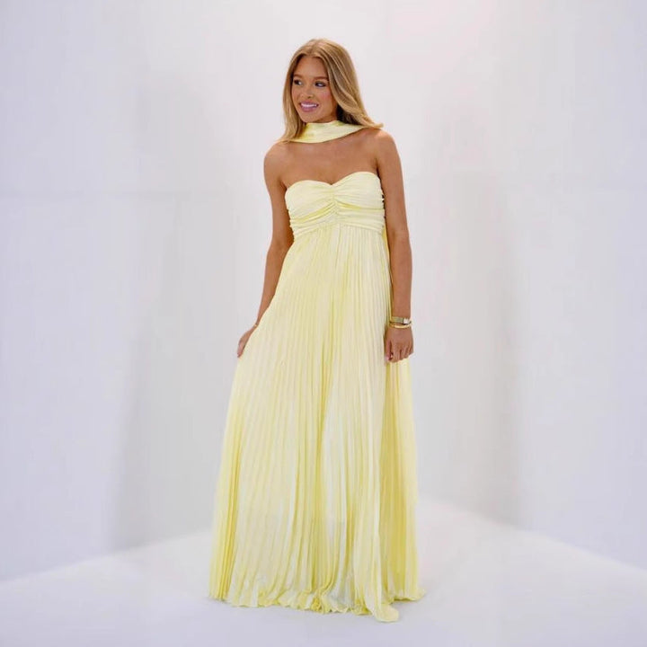 Ladies' Elegant Maxi Skirts with Pleats Valéora, view 5 - Elena Harper