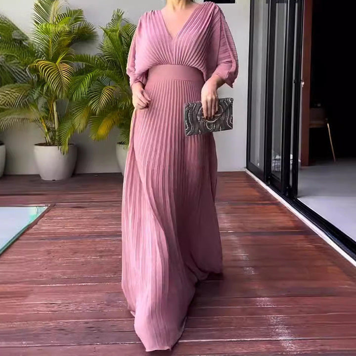 Sassa V-Neck Maxi Dress - Elena Harper