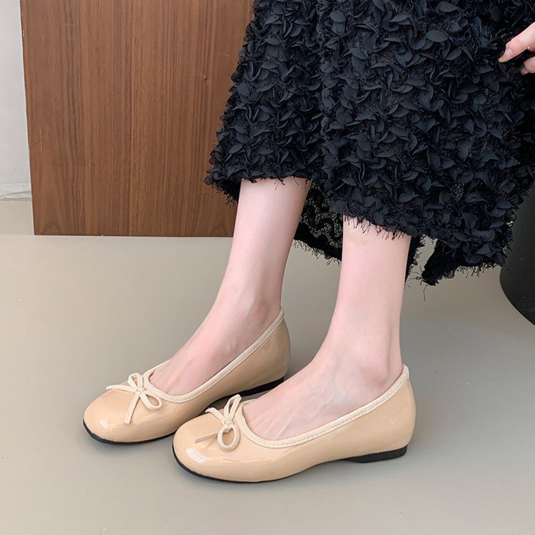 Ladies' Ballerinas with Decorative Bow Application and Comfortable Footbed EB