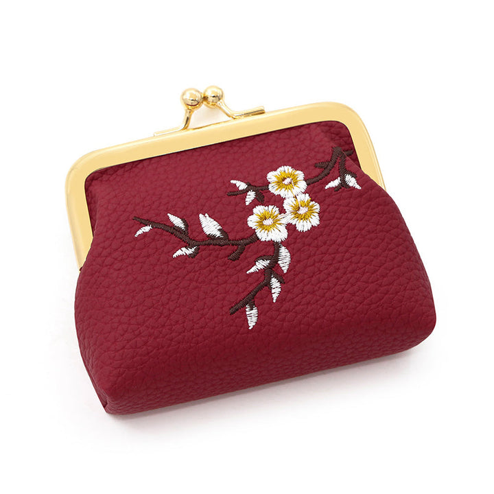 Vintage Floral Embroidered Wallet