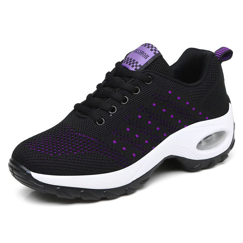 Women's Breathable Lightweight Sneakers with Shock-Absorbing Sole EB
