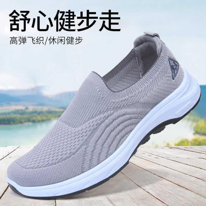 Ladies Comfortable and Flexible Slip-On Sneakers EB