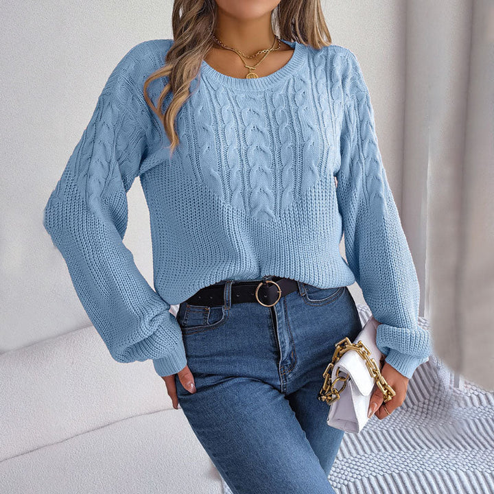 Casual Pullover in Twisted Knit