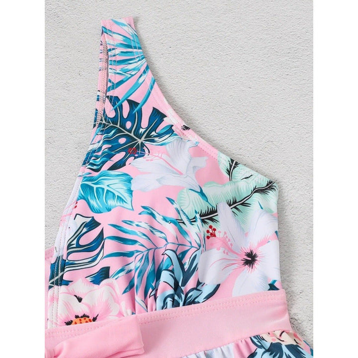 Women's Swim Dress with Floral Patterns and Flattering Cut EB