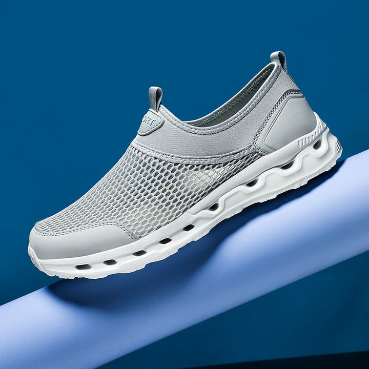 Women's Breathable Casual Shoes with Flexible Mesh Material and Non-Slip Sole EB