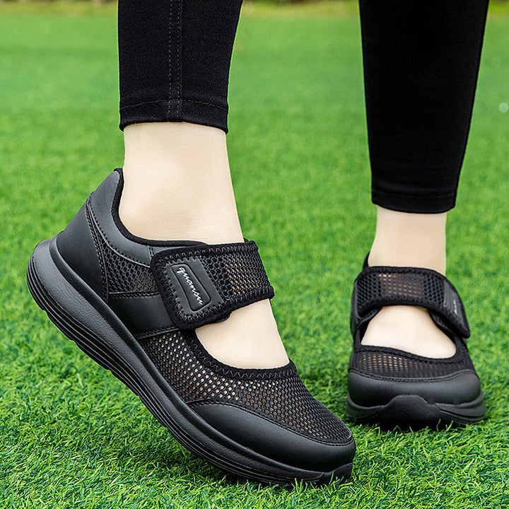 Women's Breathable Velcro Shoes with Flexible Design EB