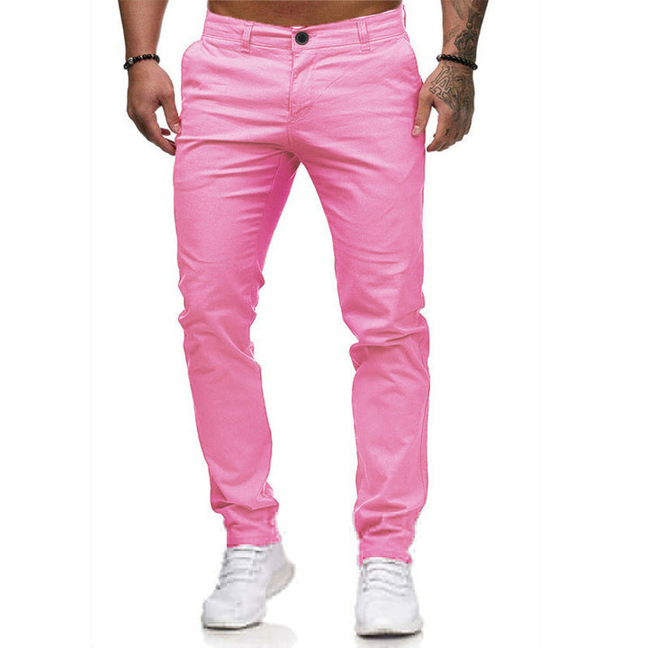 Men's Slim-Fit Stretch Chinos - Casual & Formal Trousers