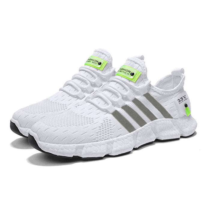 Women's Breathable Sports Sneakers with Shock-Absorbing Sole and Flexible Construction EB