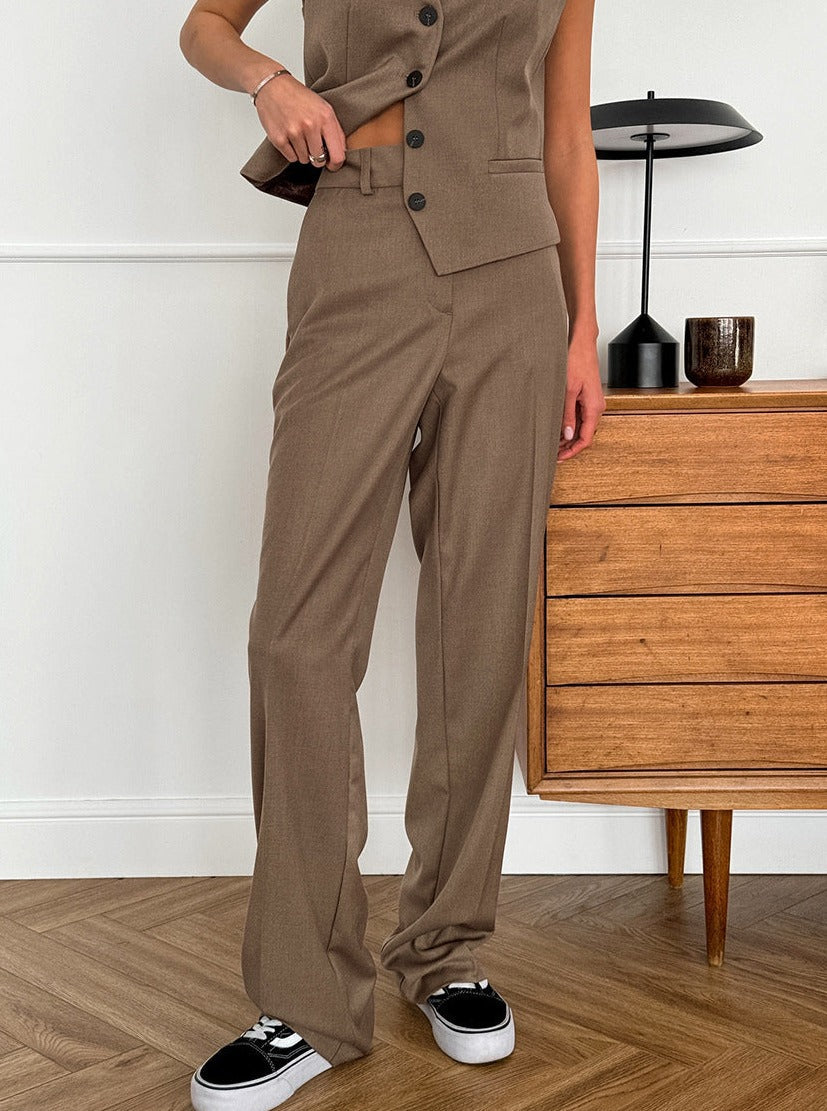 Pam - Elegant Casual Jacket and Pant Set