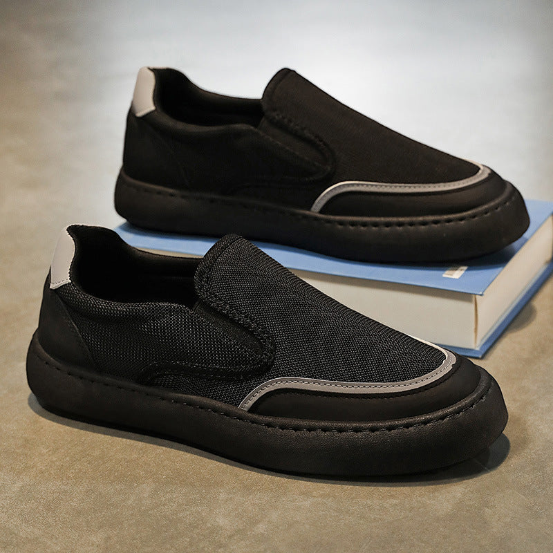 Women's Breathable Slip-On Sneakers with Non-Slip Sole and Flexible Design EB