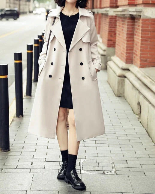 Double-Breasted Trench Coat