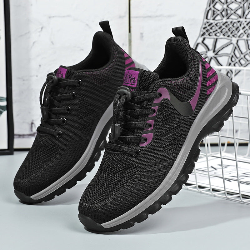 Women's Breathable Running Shoes with Elastic Quick-Lacing System EB