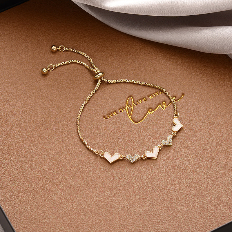Vintage Heart Bracelet