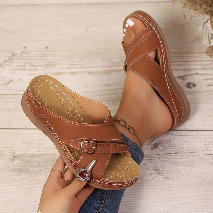 Elegant Orthopedic Sandals for a Modern Look, view 6 - Elena Harper