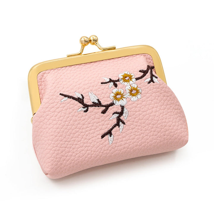 Vintage Floral Embroidered Wallet