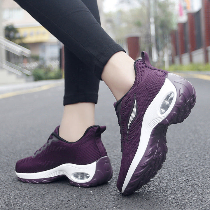Women's Comfortable and Breathable Running Shoes with Cushioned Sole EB