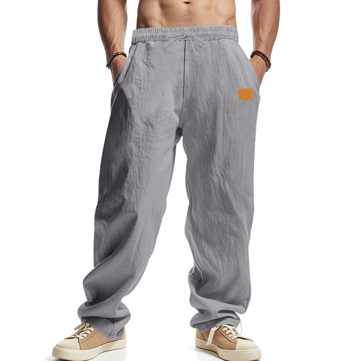 Men's Relaxed Fit Drawstring Pants with Pockets for Ultimate Comfort