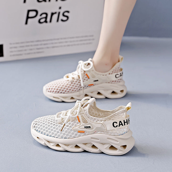 Women's Breathable Running Sneakers with Flexible Sole EB