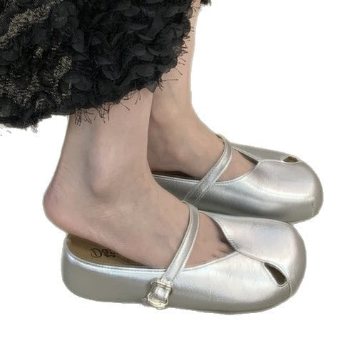Women's Comfortable Slide Sandals with Adjustable Strap and Open Toe Area EB