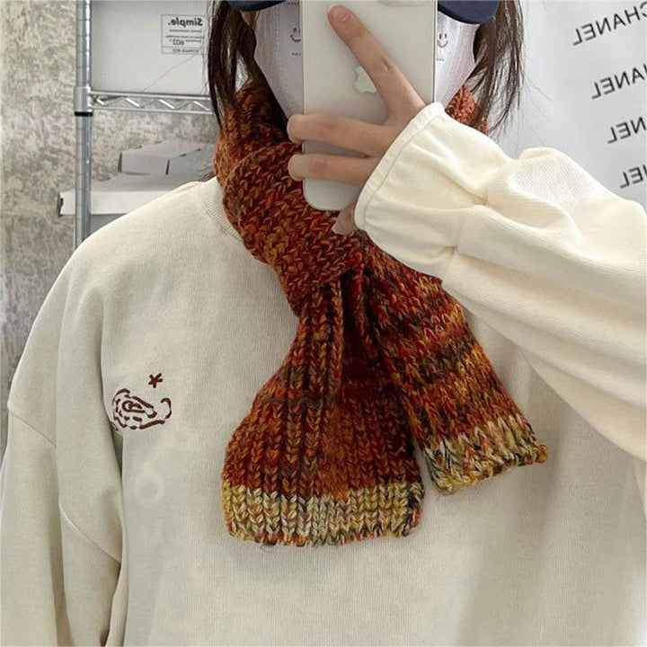 Vintage Warm Knitted Scarf