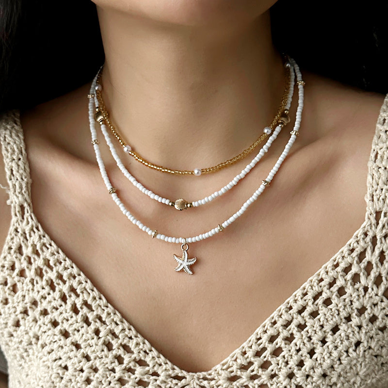Vintage Bohemian Beaded Necklace