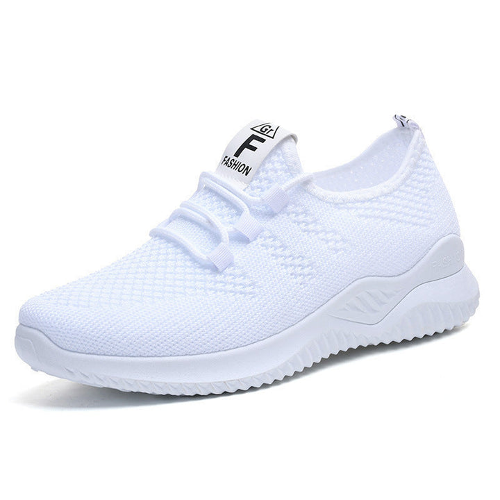Women's Breathable Lightweight Sneakers with Elastic Upper EB