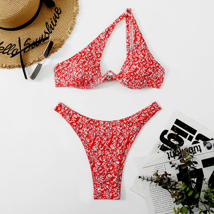Women's Bikini Set with Modern Pattern and Comfortable Cut – Maréssa